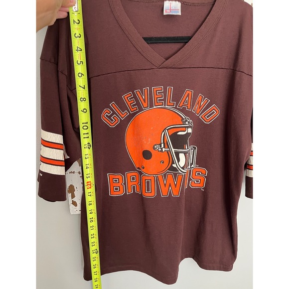 Vintage Cleveland Browns Graphic Logo Shirt Size Large - Picture 7 of 8